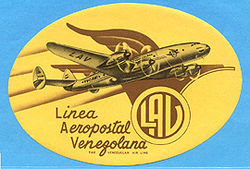 LAV - LInea Aeropostal Venezolana (1950s logo)
