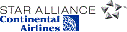 Continental Airlines (Star Alliance Colors)
